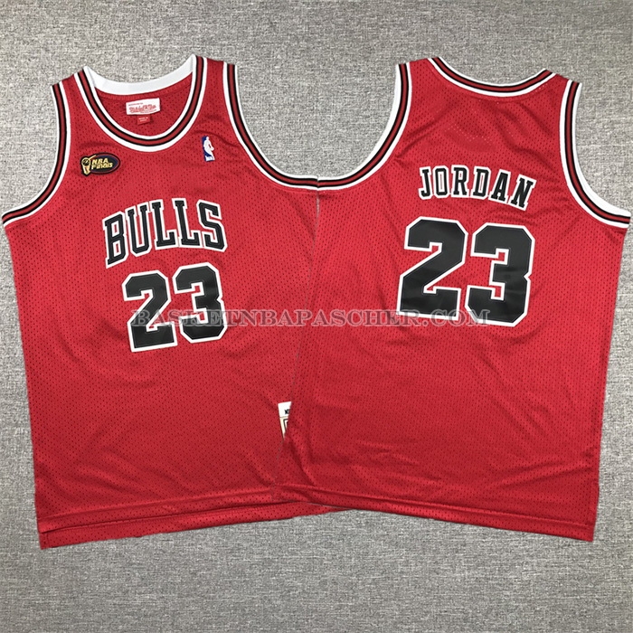 Maillot Enfant Chicago Bulls Michael Jordan NO 23 Mitchell & Ness 1997-98 NBA Finals Rouge
